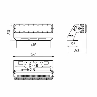 Прожектор VL-PRIME 300-01-К10-5К (90RA)